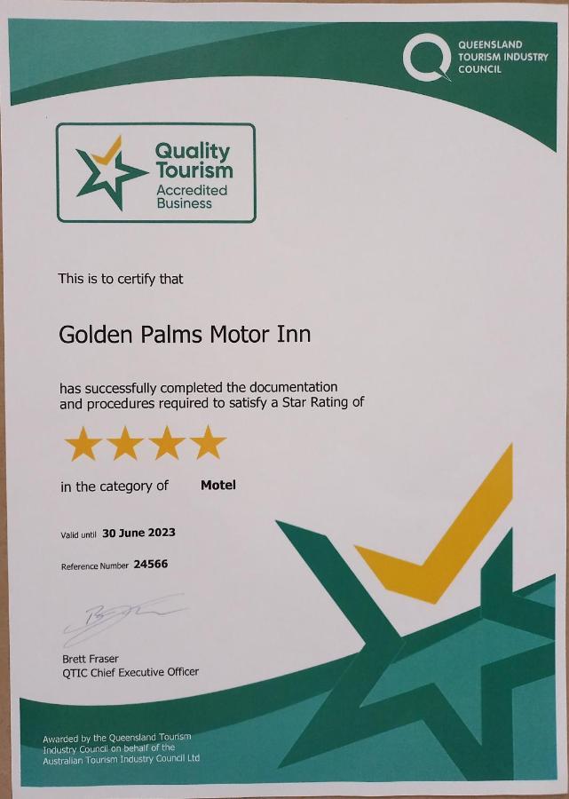 Golden Palms Motor Inn Bundaberg Bagian luar foto